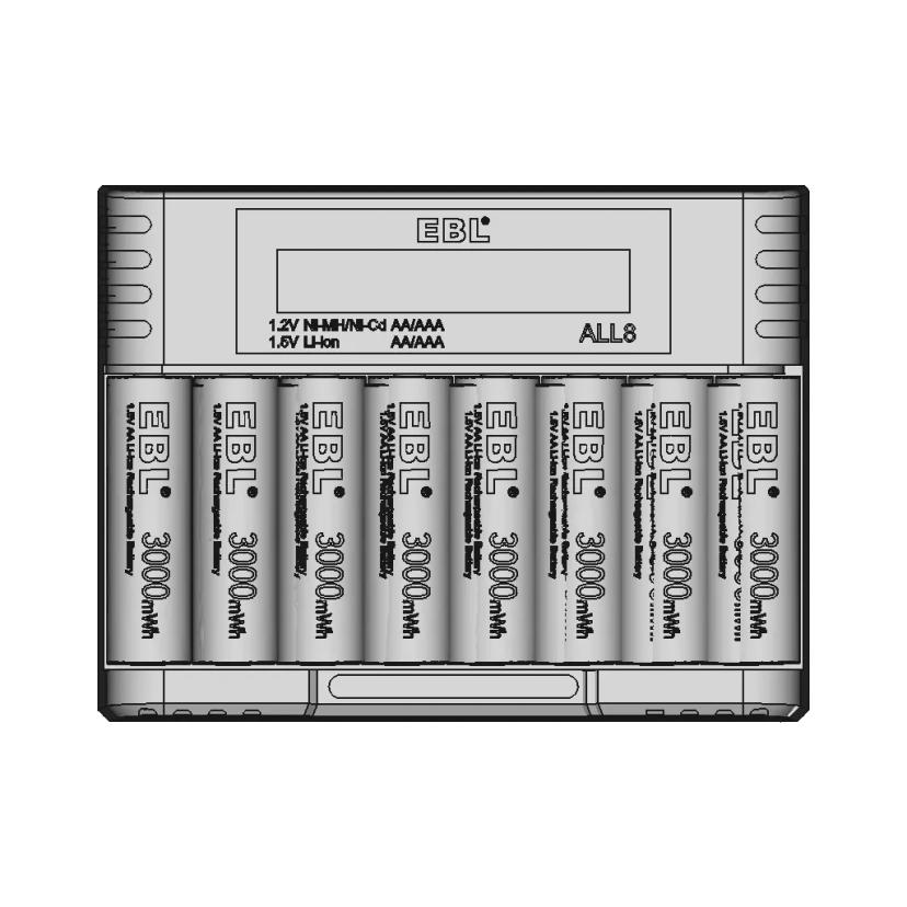 Ebl All8 Li-Ion And Ni-Cd Smart Battery Charger | High-Quality CAD Model