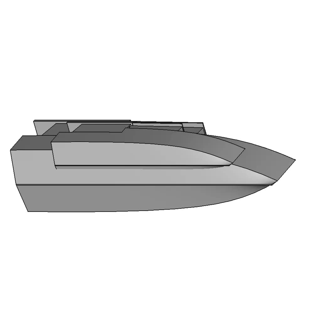 Small Boat - Downloadable CAD Representation_60_30_degree_snapshot