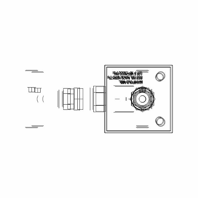 Manifold Valve M2L 2Way 1/2'' Npt(F) Aisi 316 | High-Quality CAD Model