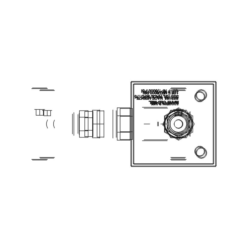 Manifold Valve M2L 2Way 1/2'' Npt(F) Aisi 316 | High-Quality CAD Model