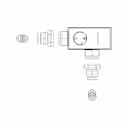 Manifold Valve M2L 2Way 1/2'' Npt(F) Aisi 316 | High-Quality CAD Model_270_0_degree_snapshot