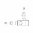 Manifold Valve M2L 2Way 1/2'' Npt(F) Aisi 316 | High-Quality CAD Model_90_0_degree_snapshot