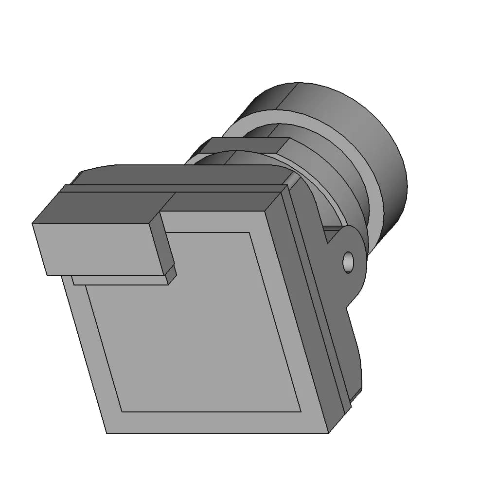 Jinjiean Model:B19 1/1.8"2.1 Mm 5Mp Ir - Downloadable CAD Representation_60_30_degree_snapshot