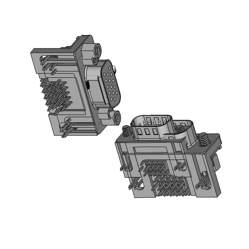 Conector Vga-Db15 | 3D Engineering Design File_60_30_degree_snapshot