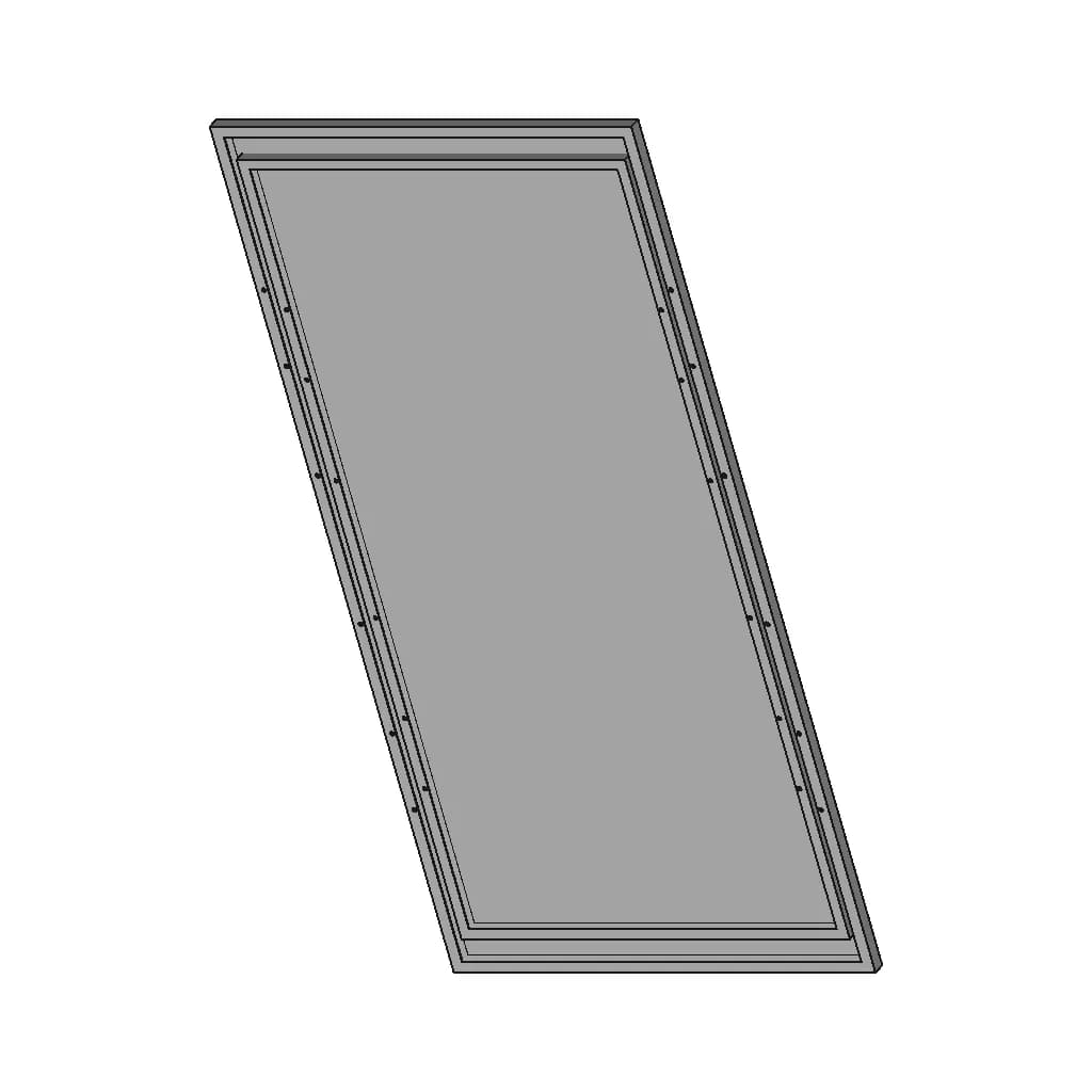 550W Solar Cell Panel Solar Photovoltaic | High-Quality CAD Model_60_30_degree_snapshot