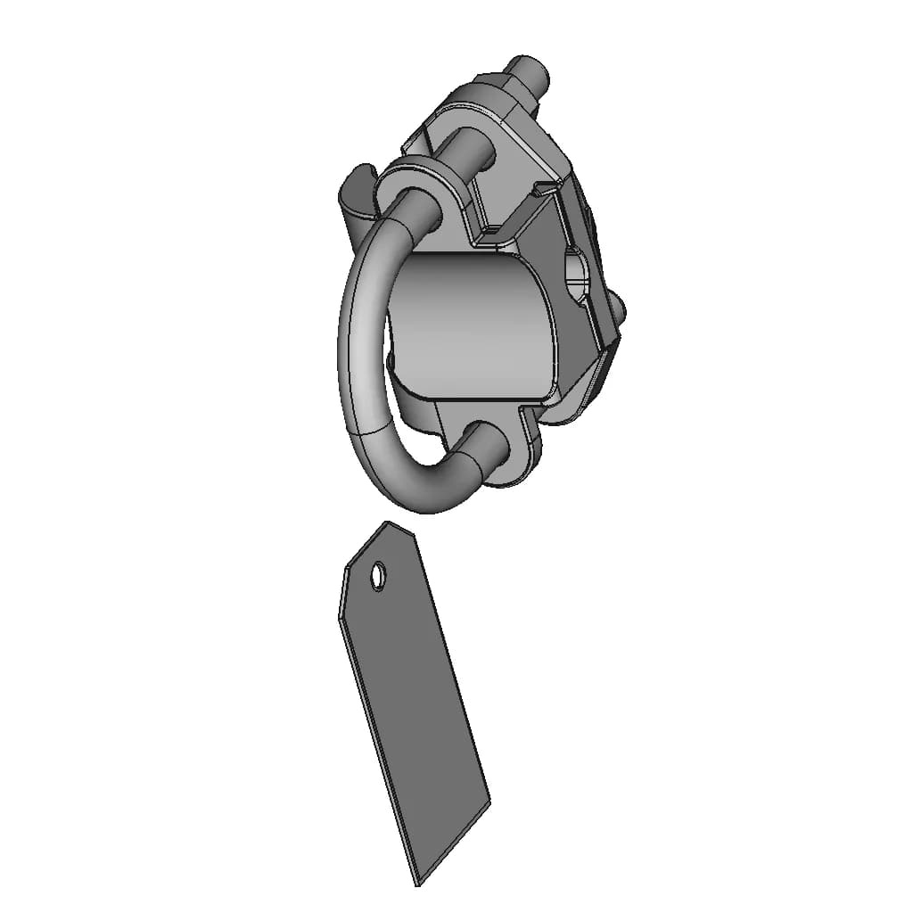 Burndy 3D Grounding Components - Standard Mechanical Component_60_30_degree_snapshot