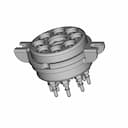 Eizz Ceramic Octal Socket Gzc8-T2-G - Downloadable CAD Representation_60_30_degree_snapshot