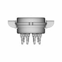 Eizz Ceramic Octal Socket Gzc8-T2-G - Downloadable CAD Representation_90_0_degree_snapshot