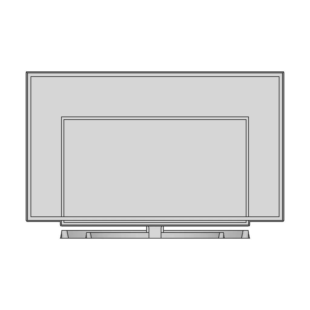 Tv Samsung 43Inch | High-Quality CAD Model_0_0_degree_snapshot