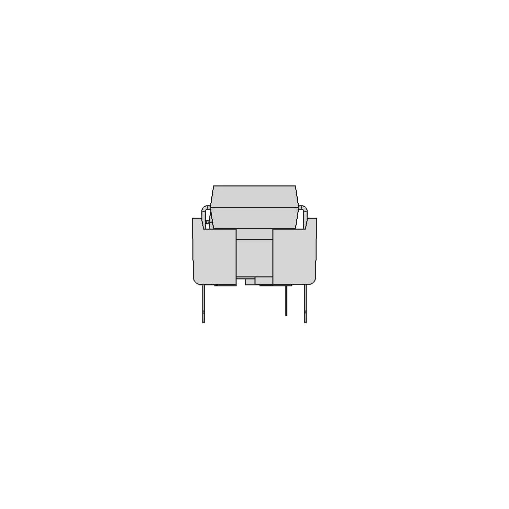 Dip28N Socket With Ic - Downloadable CAD Representation_90_0_degree_snapshot