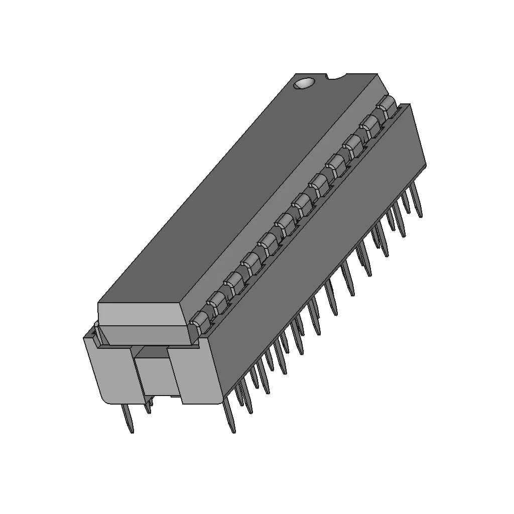 Dip24N Socket With Ic - Standard Mechanical Component_60_30_degree_snapshot