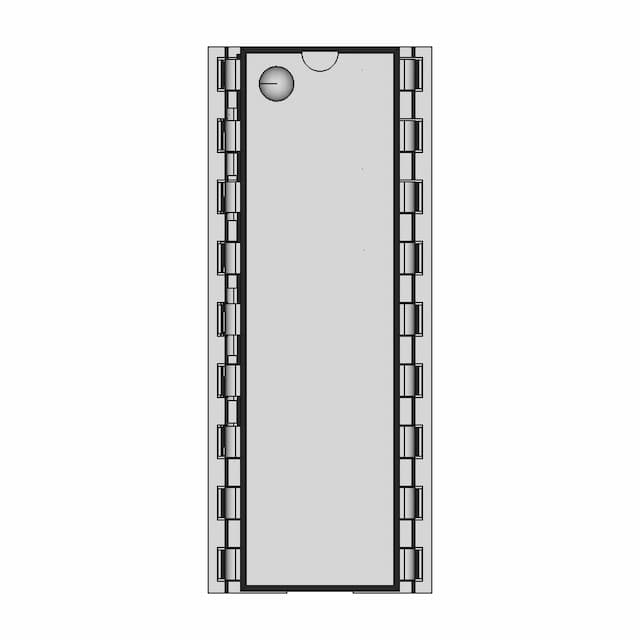 Dip18N Socket With Ic | High-Quality CAD Model