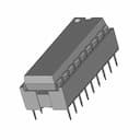 Dip18N Socket With Ic | High-Quality CAD Model_60_30_degree_snapshot