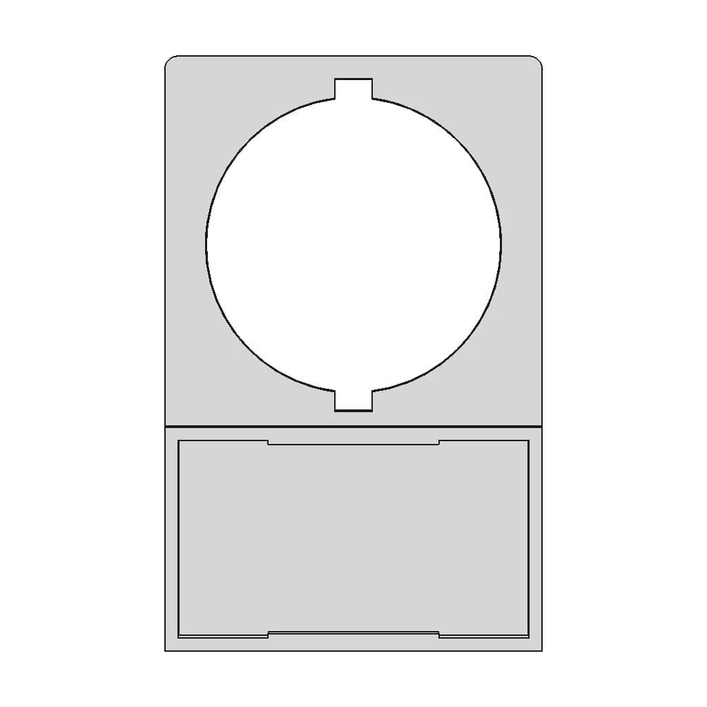 Porta Plaqueta Murr - Btk 22,5-86442016 | 3D Engineering Design File_0_0_degree_snapshot