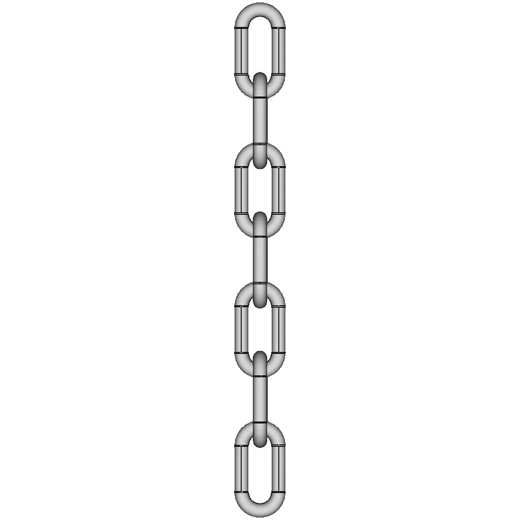 Long Link Chain - Downloadable CAD Representation_0_270_degree_snapshot