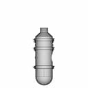 Head Float 18" 3M Length | High-Quality CAD Model_0_270_degree_snapshot
