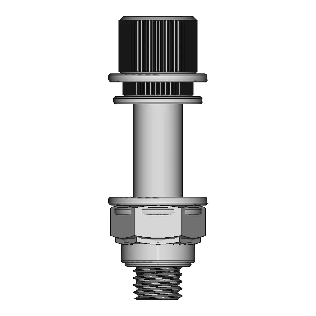 M12 Hex Bolt With Nylock Nut - Standard Mechanical Component_90_0_degree_snapshot