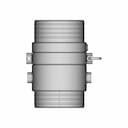 18" Hose Mid Mender - Downloadable CAD Representation_0_270_degree_snapshot