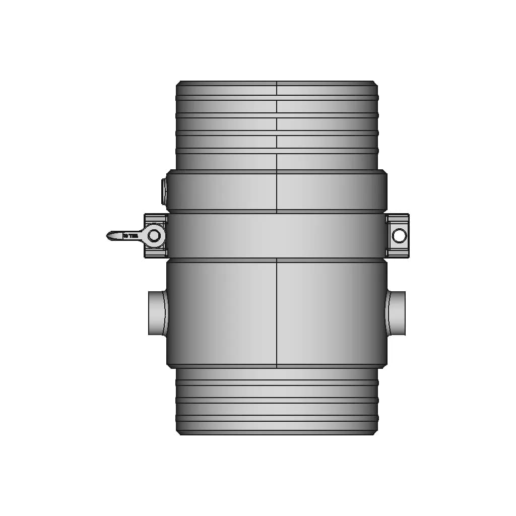 18" Hose Mid Mender - Downloadable CAD Representation_0_90_degree_snapshot