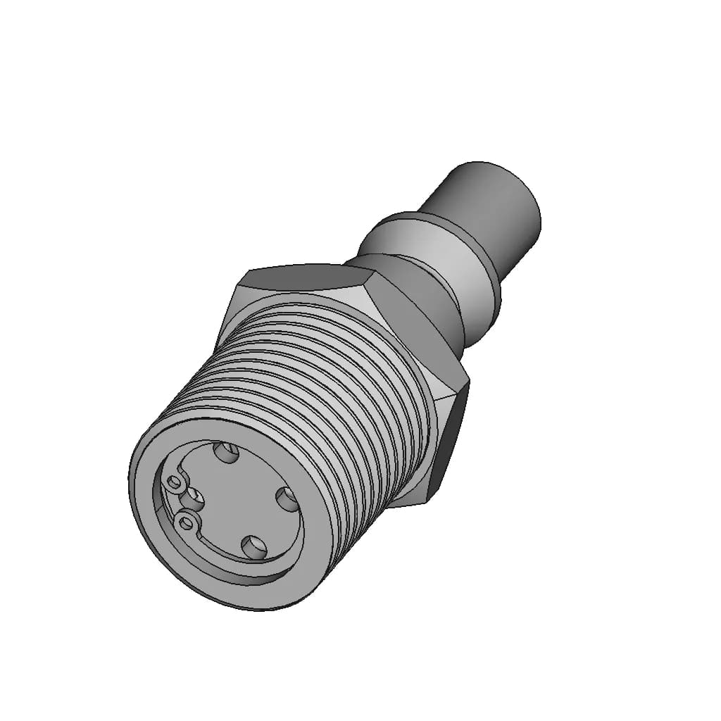 Air Fitting 3/8" Bsp With Check Valve - Downloadable CAD Representation_60_30_degree_snapshot