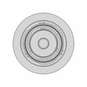 Inspection Hatch Aisi 316 Passage 120 Mm 20.100.40 Osculati - Standard Mechanical Component_90_0_degree_snapshot