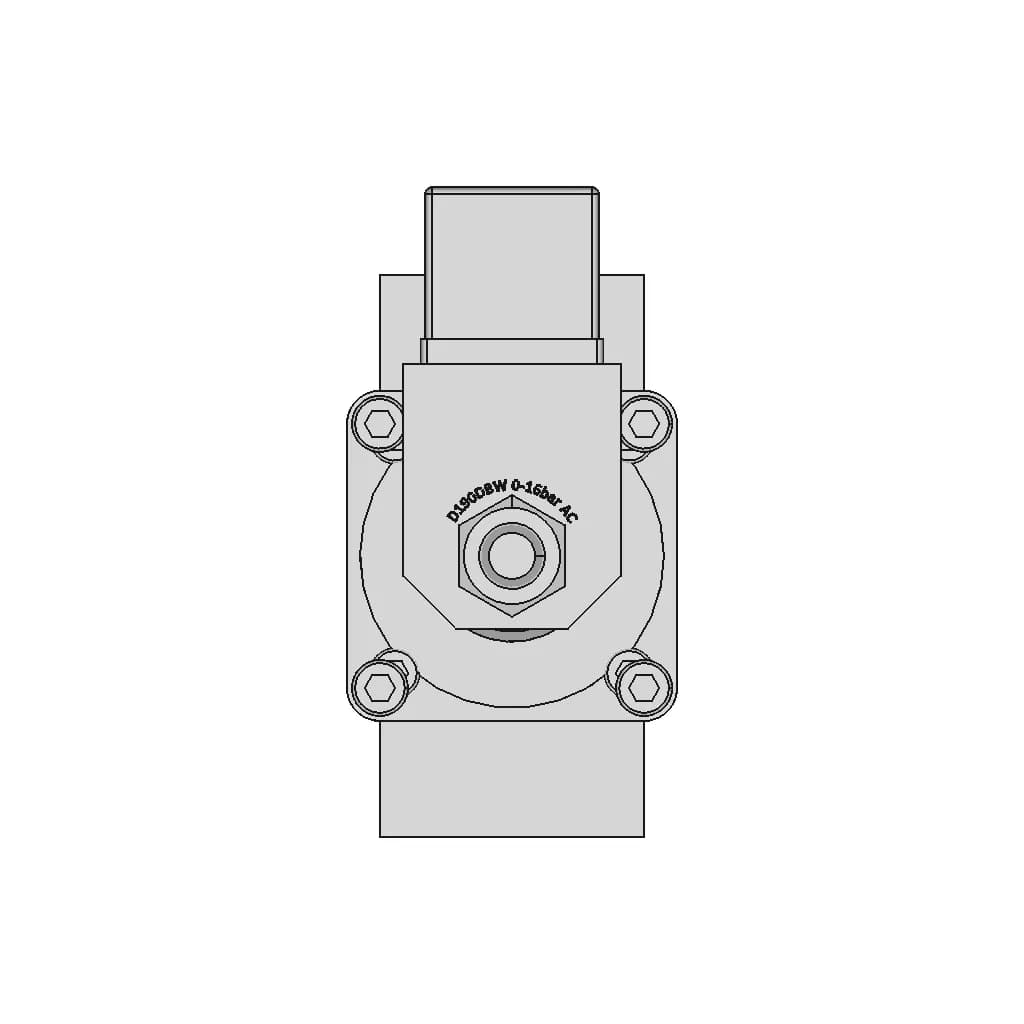 2Way Pilot Operated Nc Solenoid Valve 3/4'' Bspp(F) - Standard Mechanical Component_0_0_degree_snapshot