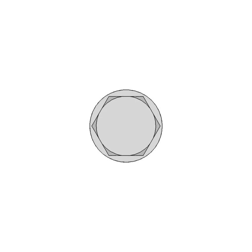M24 Partial Thread With Washer And Nyloc Nut - Downloadable CAD Representation