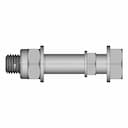 M24 Partial Thread With Washer And Nyloc Nut - Downloadable CAD Representation_0_270_degree_snapshot