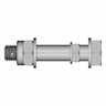 M24 Partial Thread With Washer And Nyloc Nut - Downloadable CAD Representation_0_270_degree_snapshot