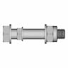 M24 Partial Thread With Washer And Nyloc Nut - Downloadable CAD Representation_0_90_degree_snapshot