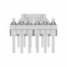Breakout For Jst Sh-Style Connector, 6-Pin Male Top-Entry | 3D Engineering Design File_90_0_degree_snapshot