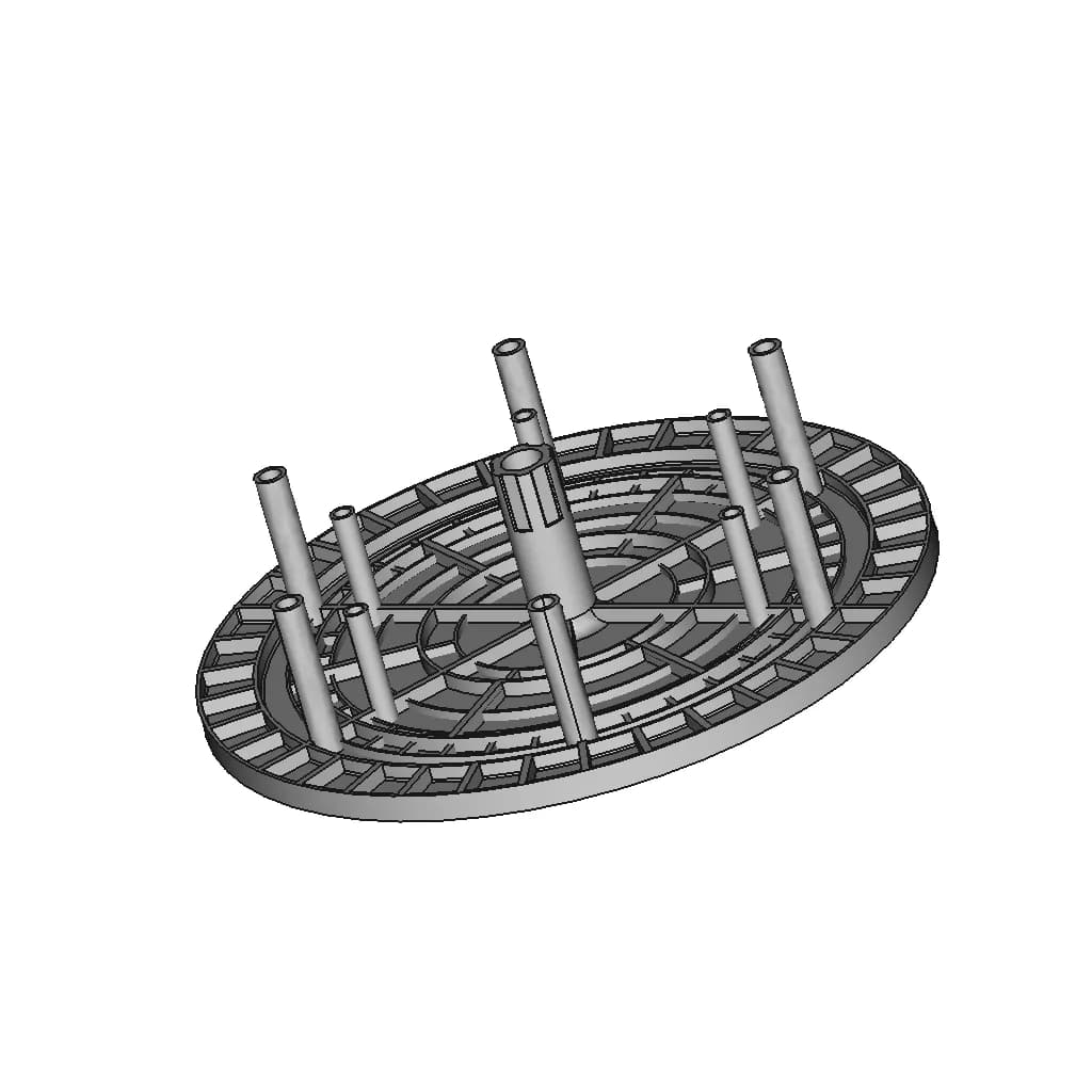Carousel Tool Organiser - Downloadable CAD Representation_60_30_degree_snapshot