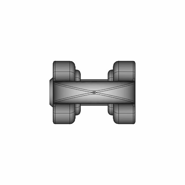 D Shackle With Countersunk Pin - Downloadable CAD Representation