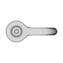 D Shackle With Countersunk Pin - Downloadable CAD Representation_0_270_degree_snapshot