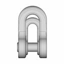 D Shackle With Countersunk Pin - Downloadable CAD Representation_90_0_degree_snapshot