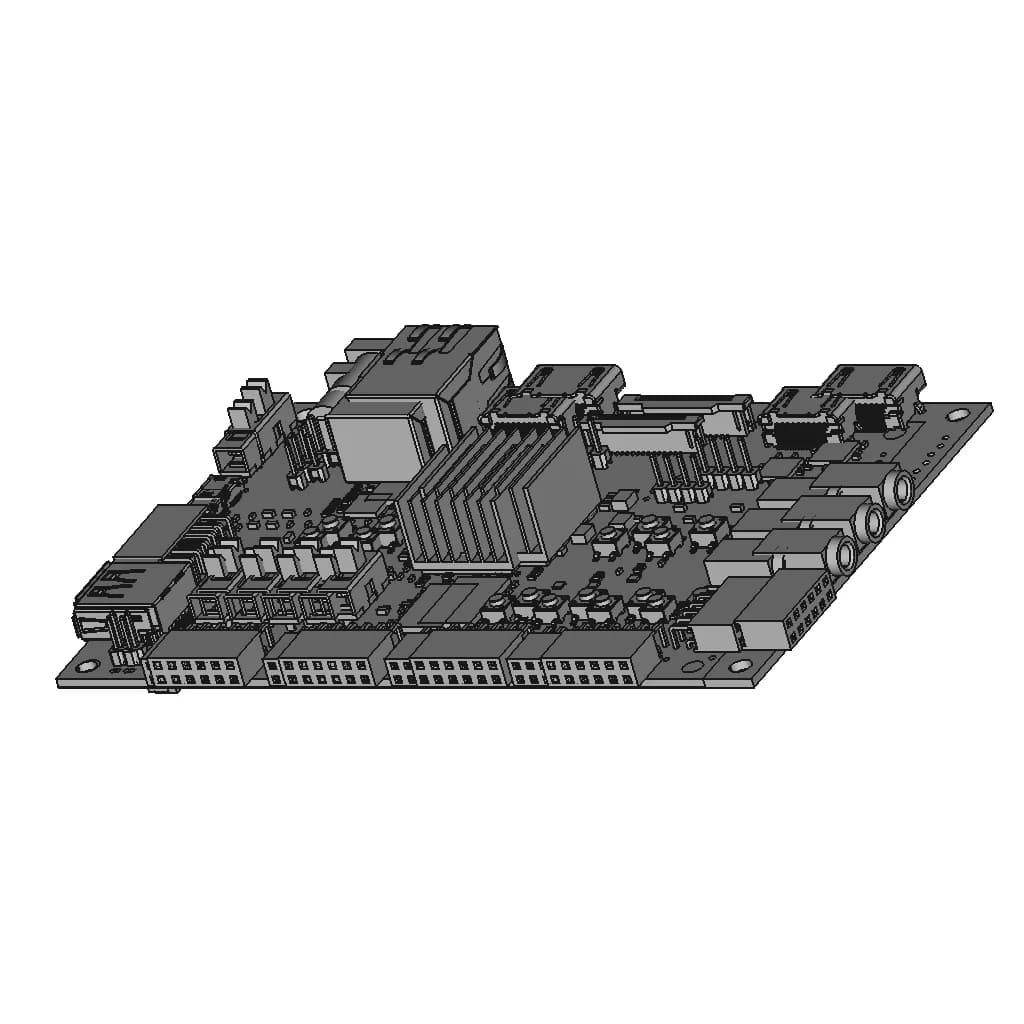 Zybo Z7 7020 - Standard Mechanical Component_60_30_degree_snapshot
