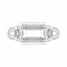 Pipe Coupling 1 1/2'' (Dn40) 450Psi (31 Bar) Aisi316 - Standard Mechanical Component_0_0_degree_snapshot