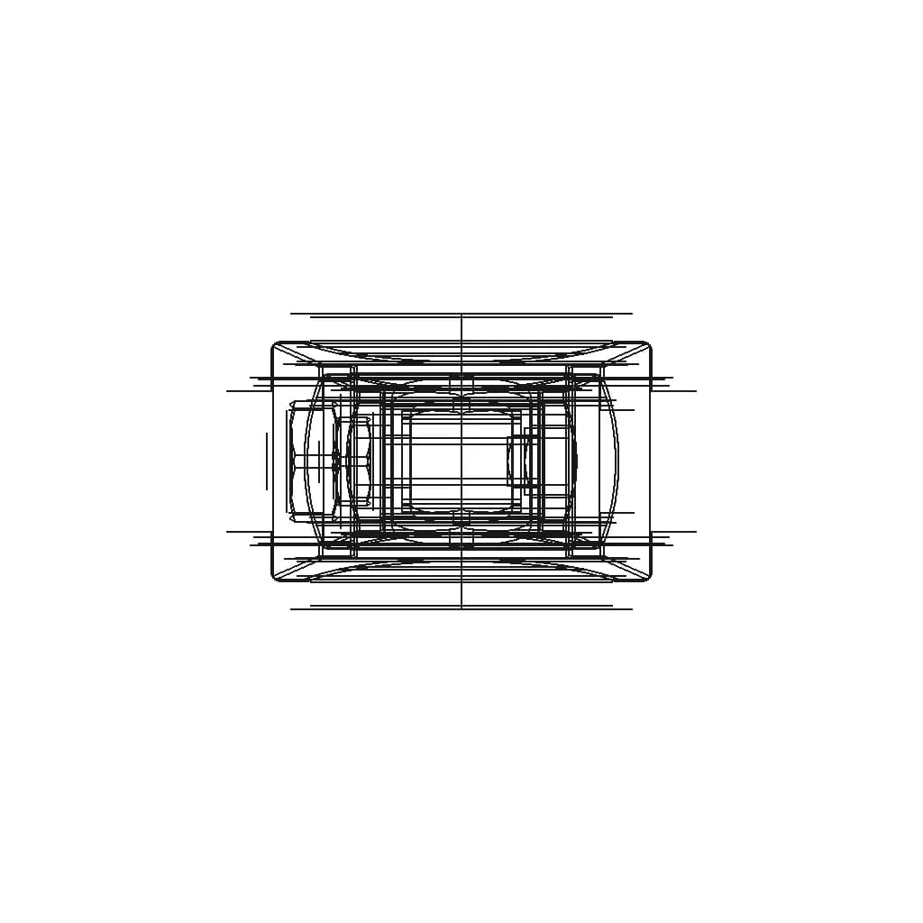 Pipe Coupling 1 1/2'' (Dn40) 450Psi (31 Bar) Aisi316 - Standard Mechanical Component_0_270_degree_snapshot