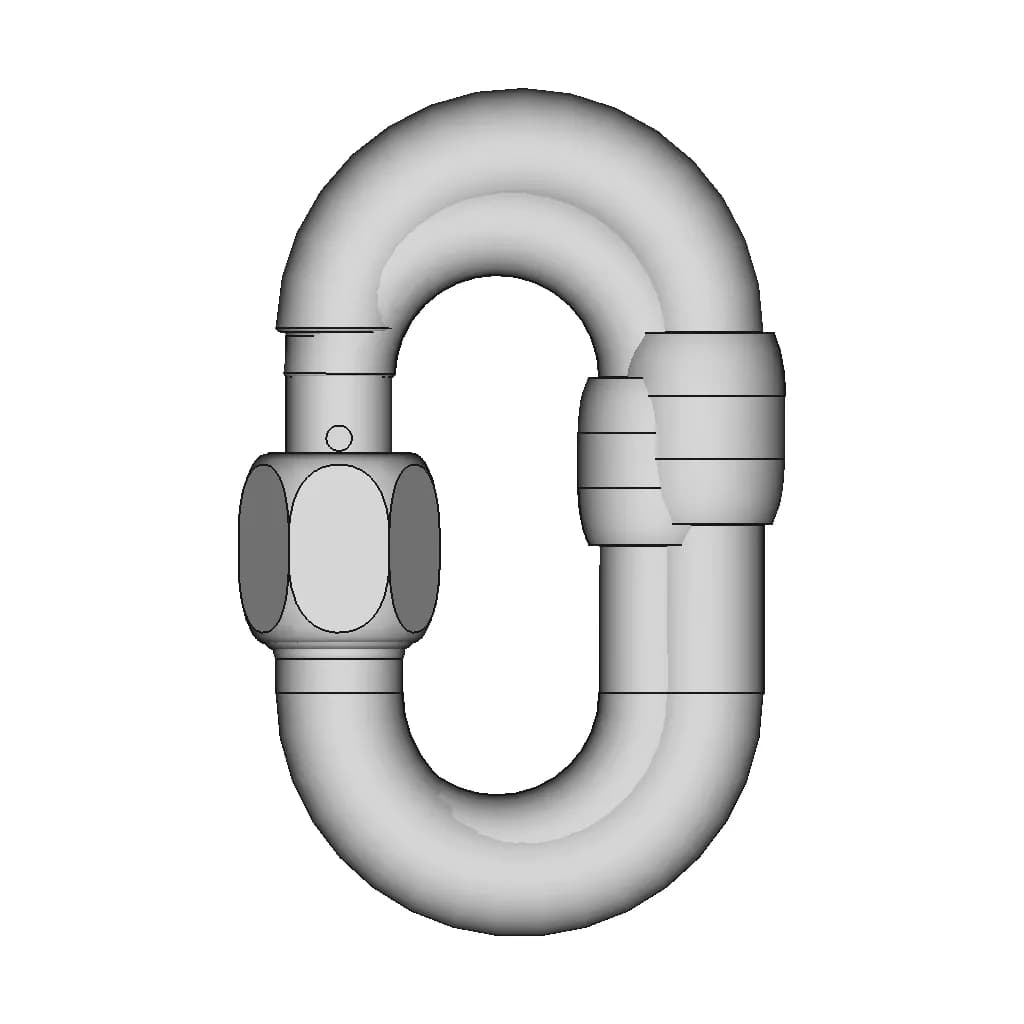 P-Link Shackle Stainless - Standard Mechanical Component_0_0_degree_snapshot