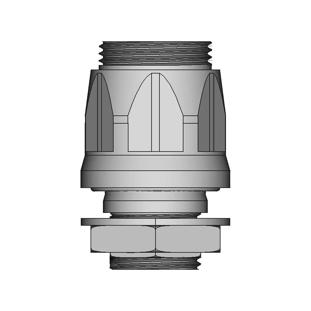 Subsea Bulkhead Connector - Standard Mechanical Component_0_270_degree_snapshot