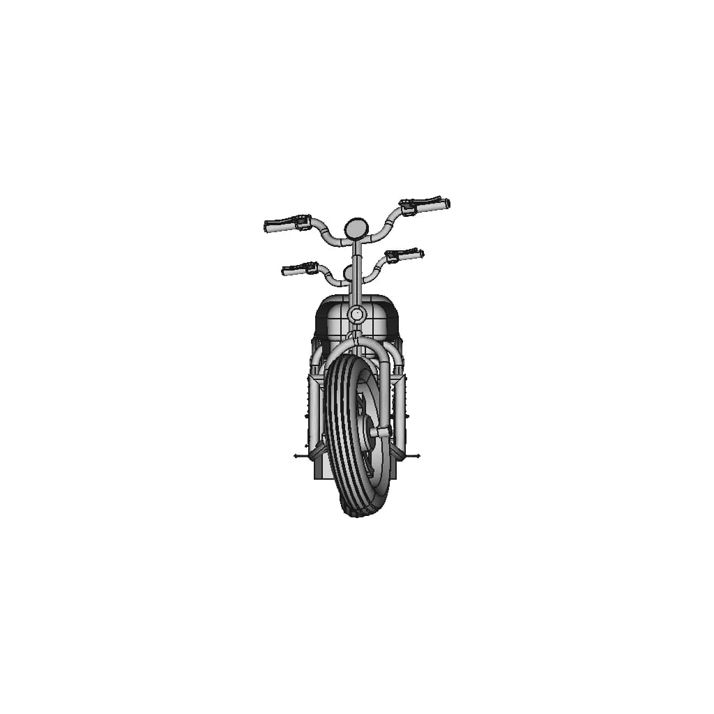 Electric Moped - Standard Mechanical Component_0_270_degree_snapshot