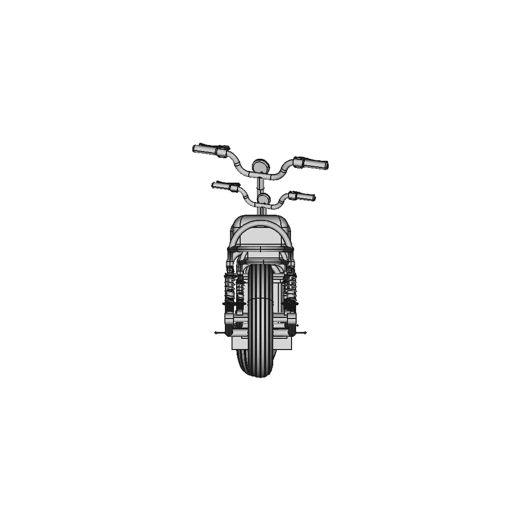 Electric Moped - Standard Mechanical Component_0_90_degree_snapshot
