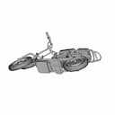 Electric Moped - Standard Mechanical Component_60_30_degree_snapshot