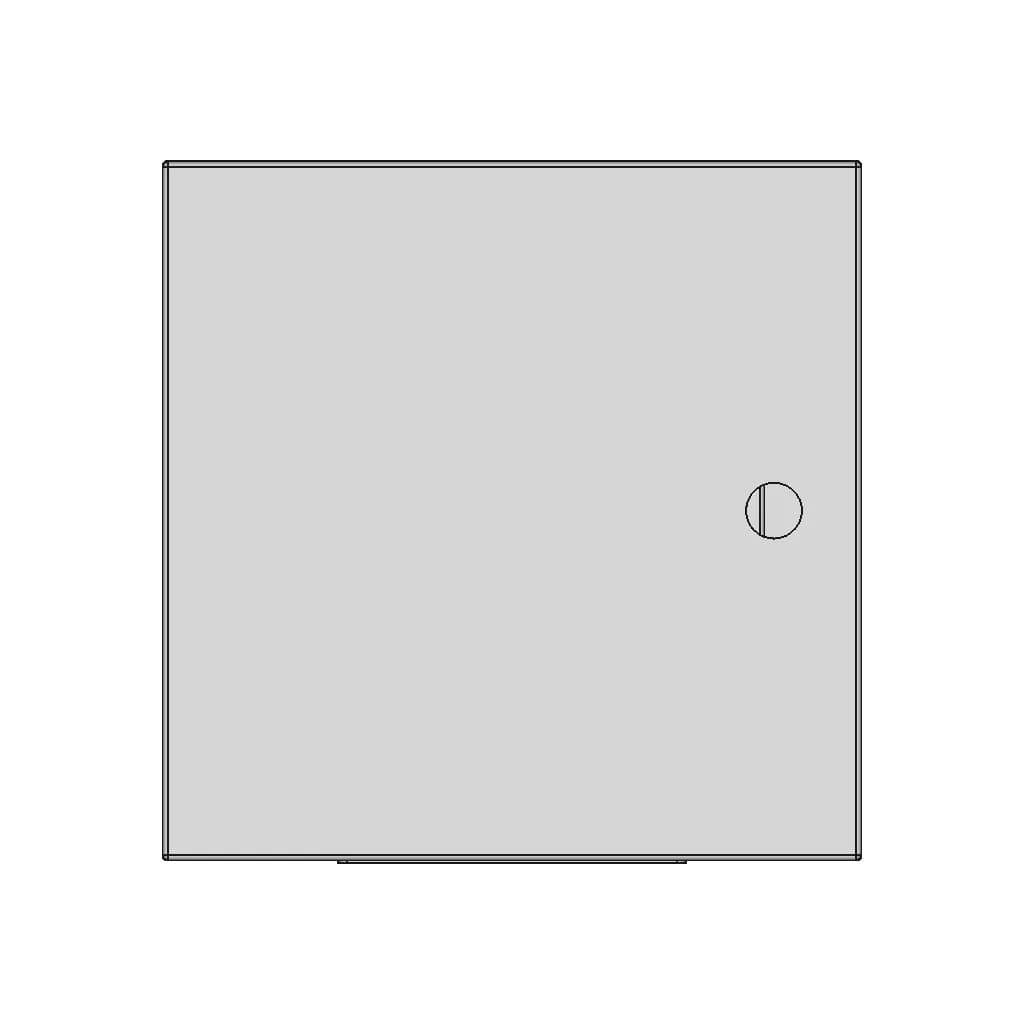 Schaltschrank/Control Cabinet 400X400X150 | 3D Engineering Design File_0_0_degree_snapshot