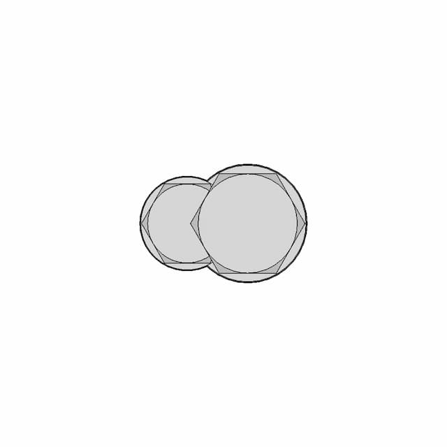M6 Bolt With Nyloc Nut | 3D Engineering Design File