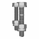 M6 Bolt With Nyloc Nut | 3D Engineering Design File_90_0_degree_snapshot