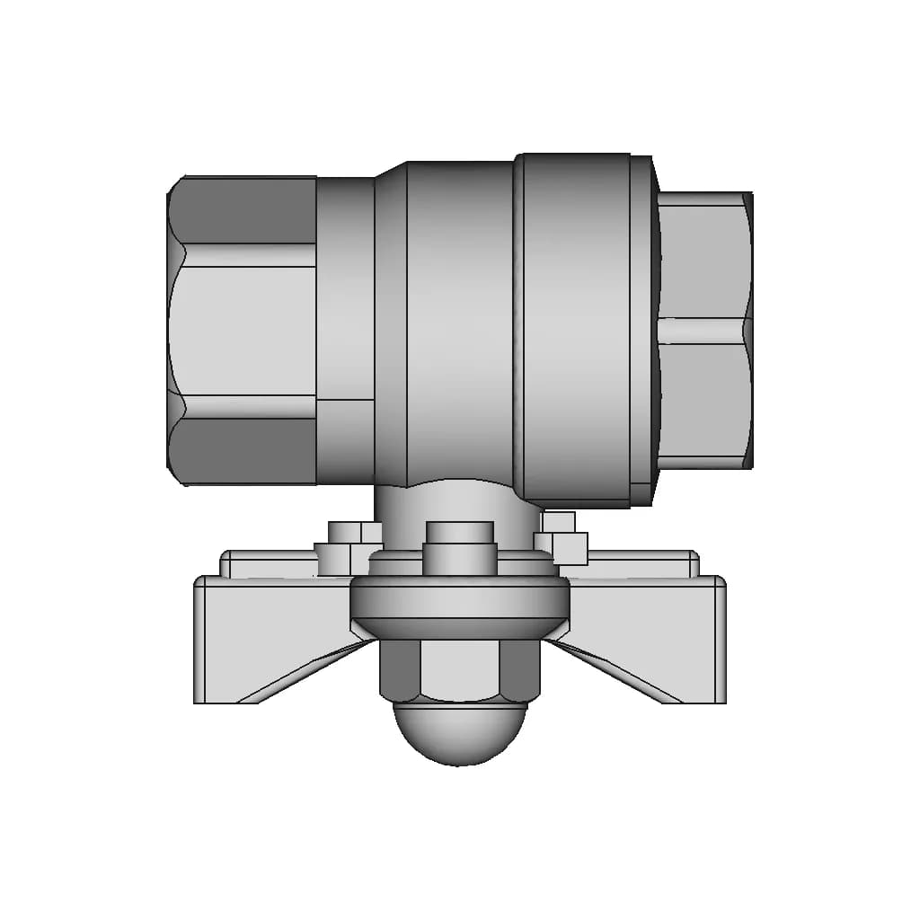 Full Port Ball Valve 1_2'' Genebre Pn63 Cf8M Ref_2009 04 | 3D Engineering Design File_0_270_degree_snapshot