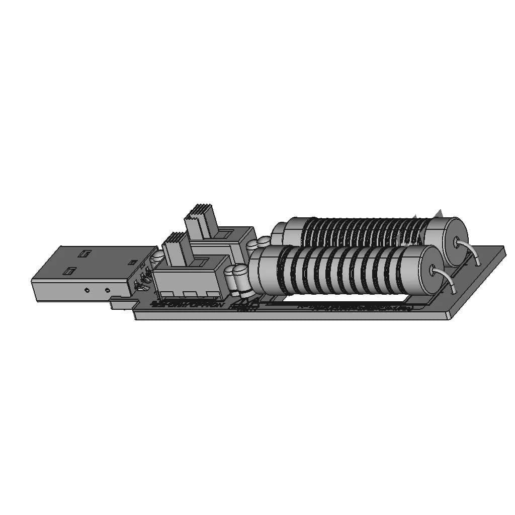 Usb Discharge Load Resistor | High-Quality CAD Model_60_30_degree_snapshot