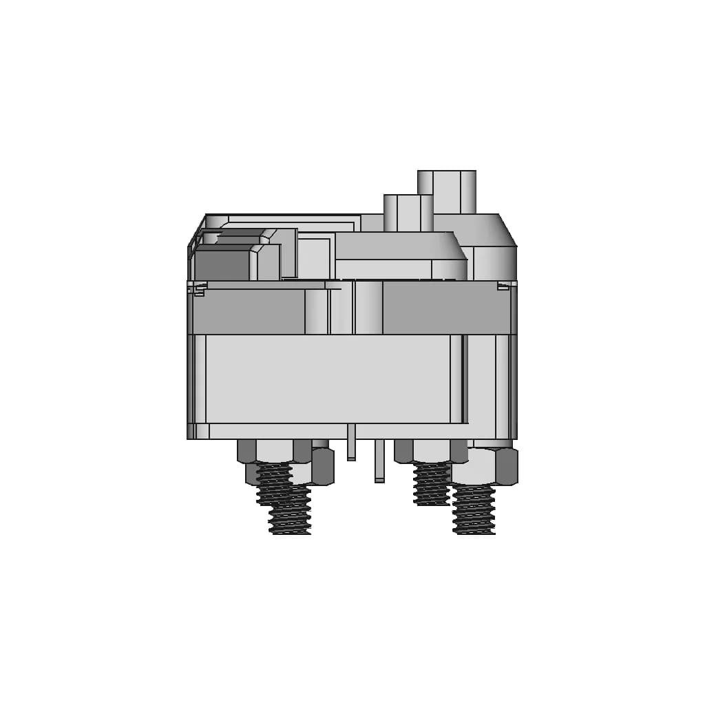 Blue Sea Systems 285 Series Circuit Breaker | 3D Engineering Design File_0_270_degree_snapshot