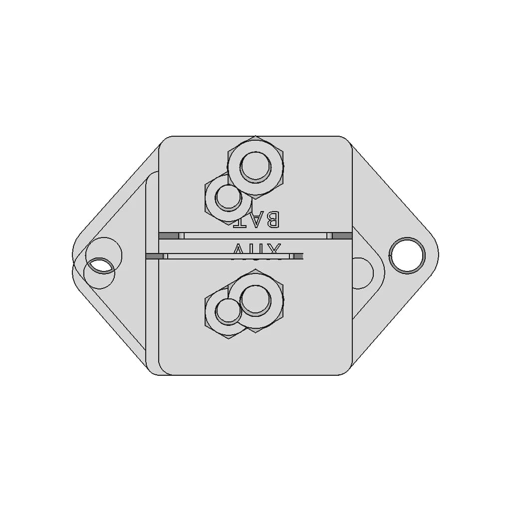 Blue Sea Systems 285 Series Circuit Breaker | 3D Engineering Design File_90_0_degree_snapshot